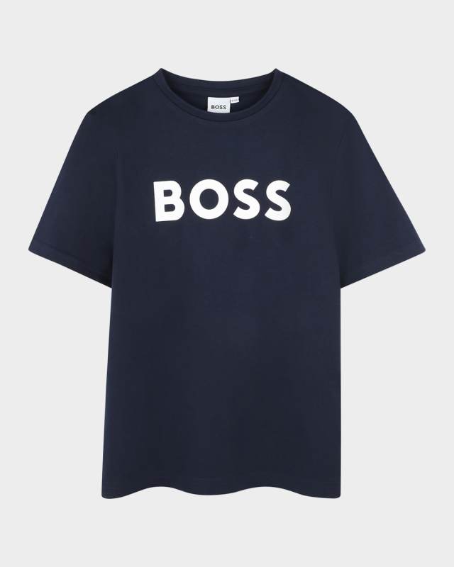 Boy's Logo Short-Sleeve T-Shirt, Size 4-5